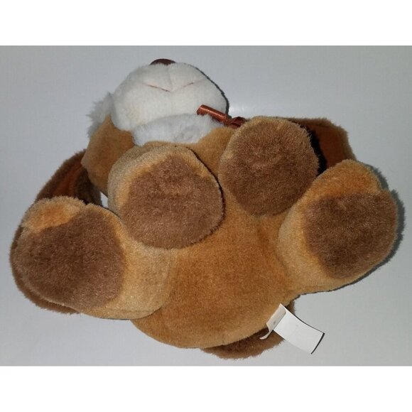 Creations By Kellytoy Brown Puppy Dog Plush 10" Stuffed Animal Toy Brown Bow - Picture 7 of 9